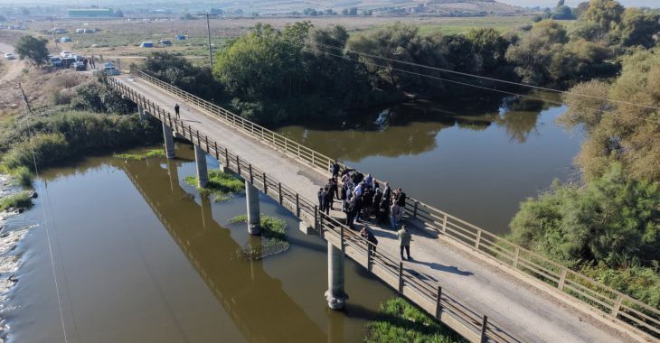 Başkan Vekili Biba, Çeltikçi Köprüsü'nü İnceledi