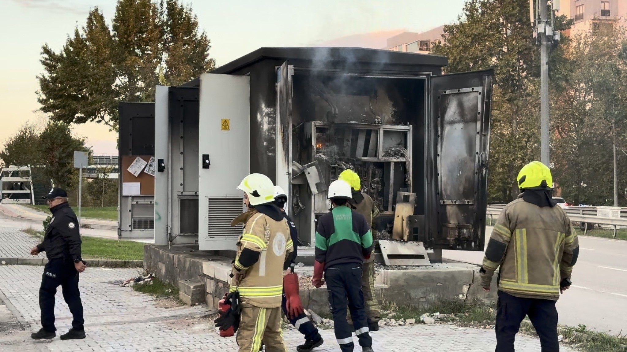 Bursa'da Trafoda Korkutan Yangın