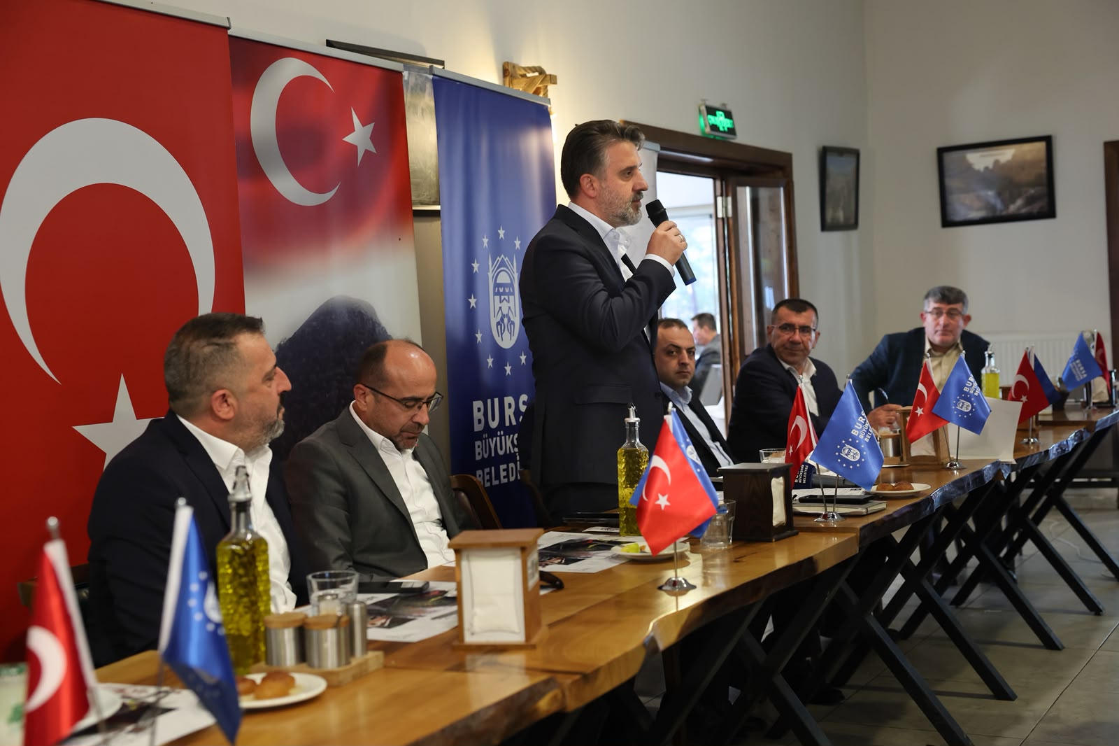 Başkan Vekili Biba, Orhaneli Muhtarlarıyla İstişare Etti
