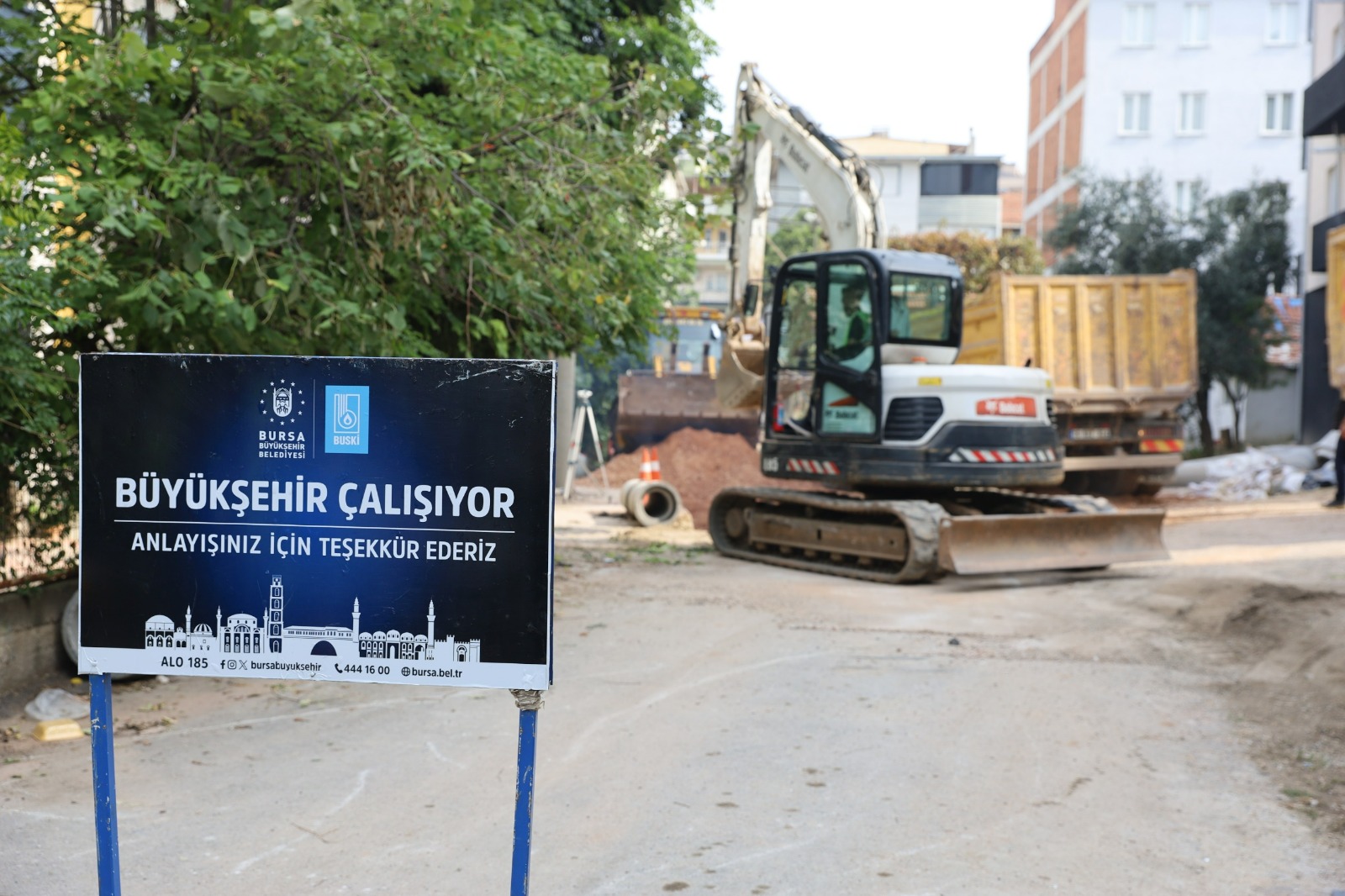Büyükşehir'den Osmangazi'de Altyapı Hamlesi