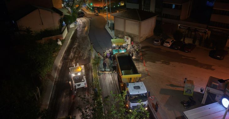 Büyükşehir ekiplerinden ulaşımda gece mesaisi