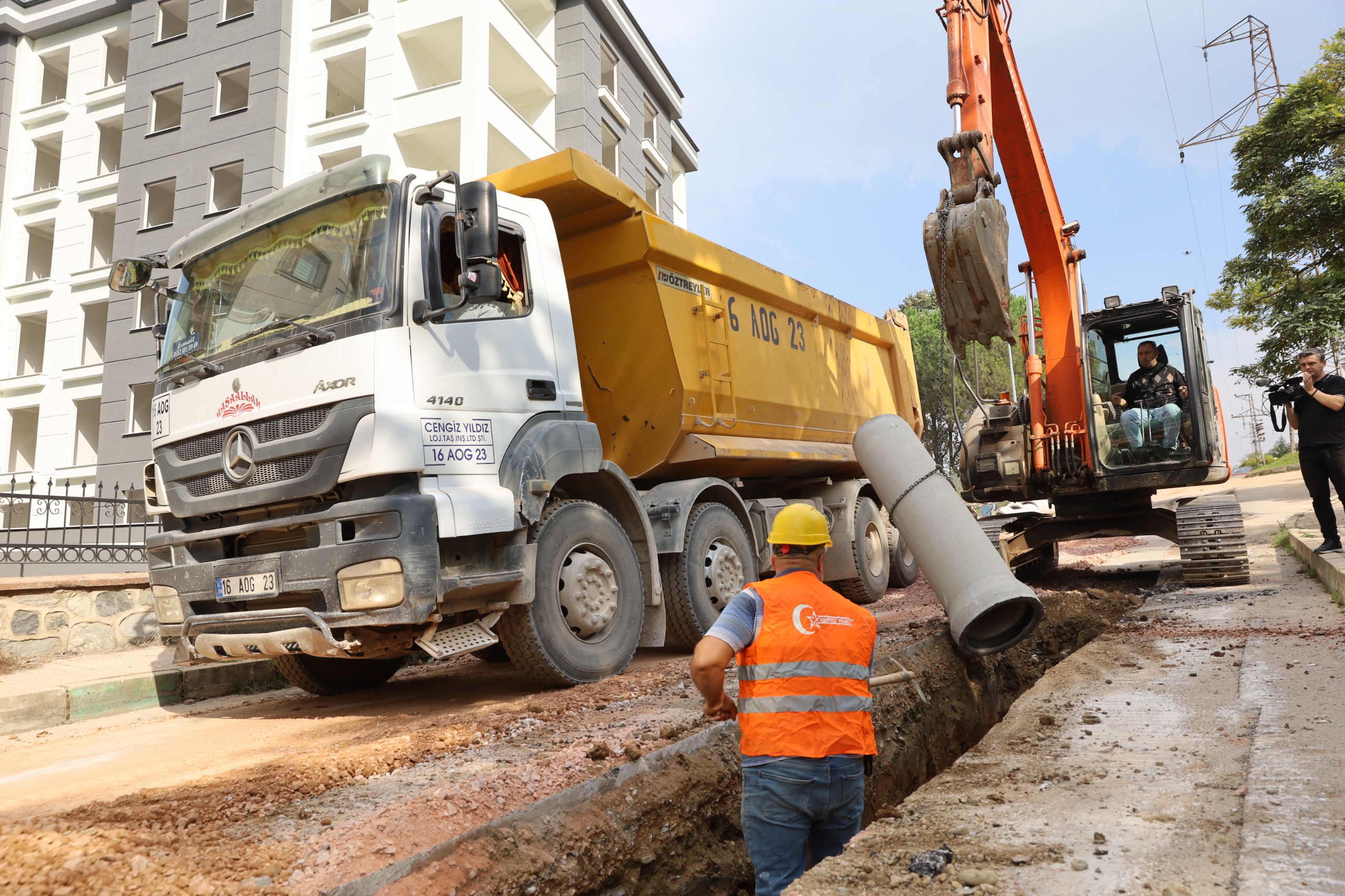 Büyükşehir'den Kış Öncesi Altyapı Mesaisi