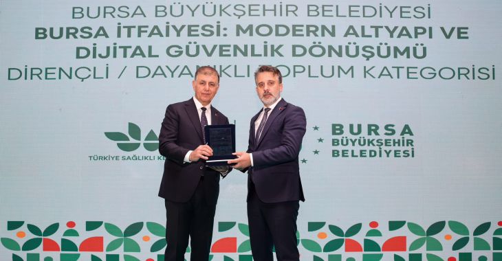 Bursa Büyükşehir’in itfaiye yatırımlarına ulusal ödül