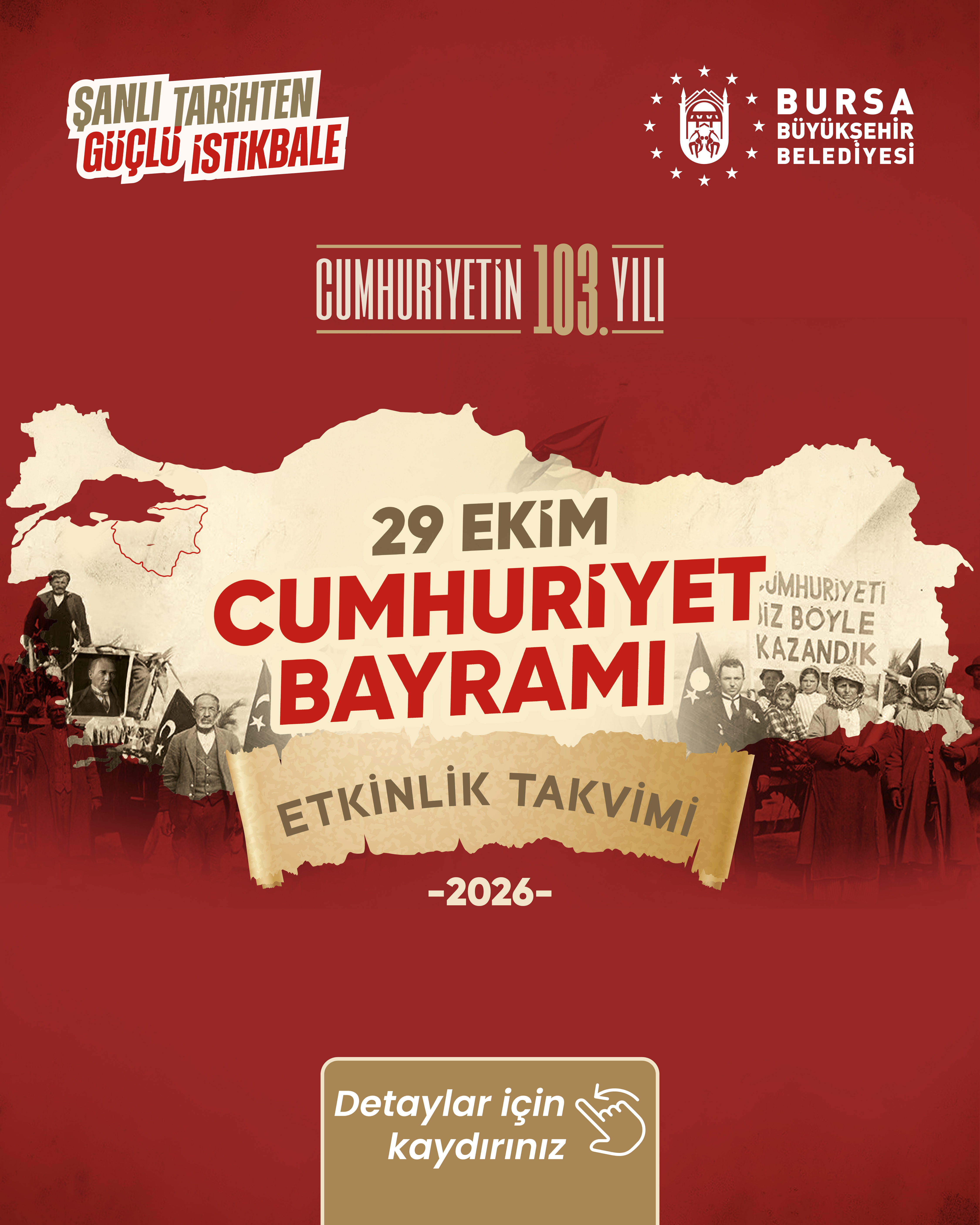 Bursa'da Cumhuriyet Bayramı Coşkuyla Kutlanacak