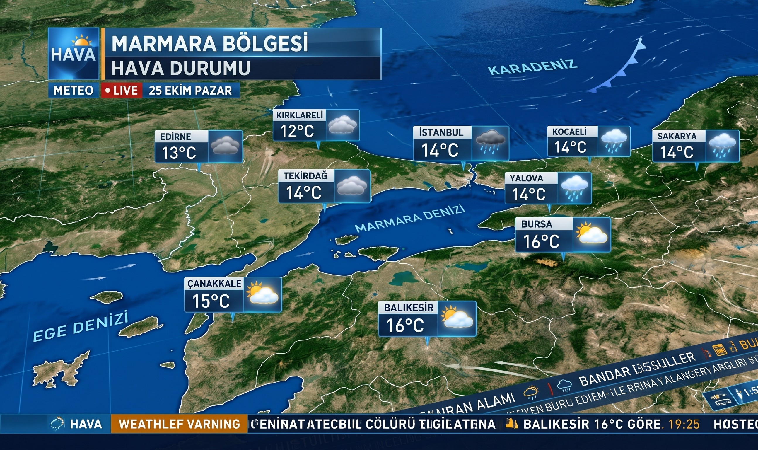 Bursa'da Hava Serinliyor
