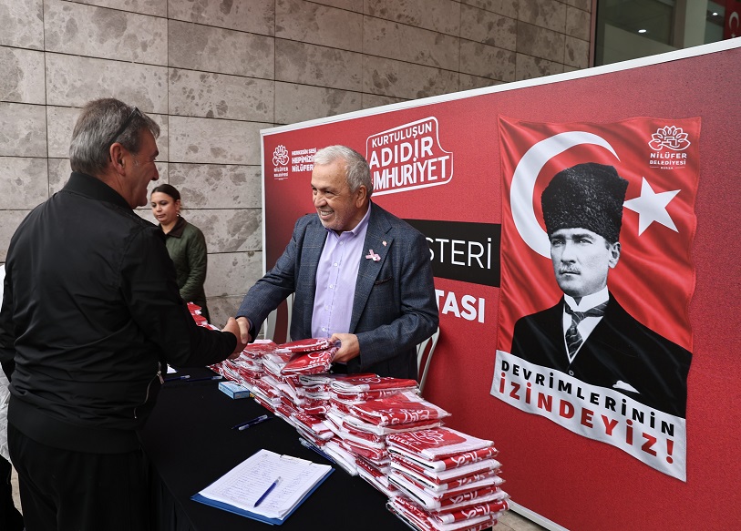 Atatürk posterleri Nilüfer’in her yerinde