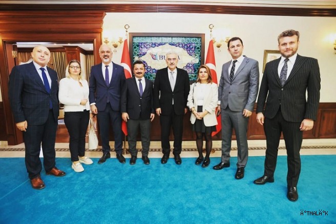 NİLTİMDER, Bursa Valisi Erol Ayyıldız'ı Makamında Ziyaret Etti.