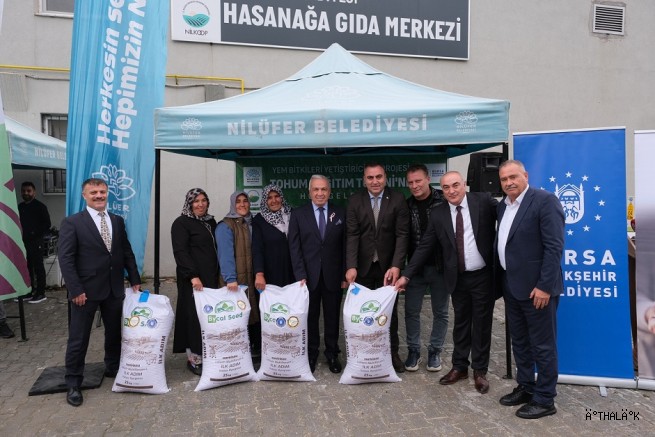 Nilüfer Belediyesi’nden Üreticiye İtalyan Çimi Tohumu Desteği