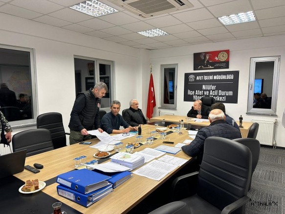 Nilüfer’de Afetlere Karşı Hazırlık Tatbikatı