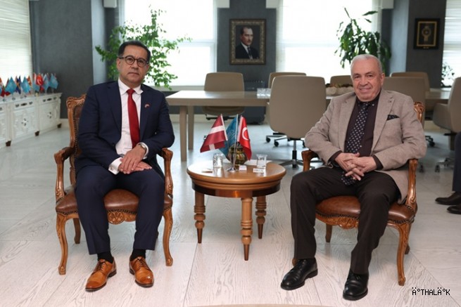 Nilüfer’e Letonya Büyükelçisi’nden Ziyaret