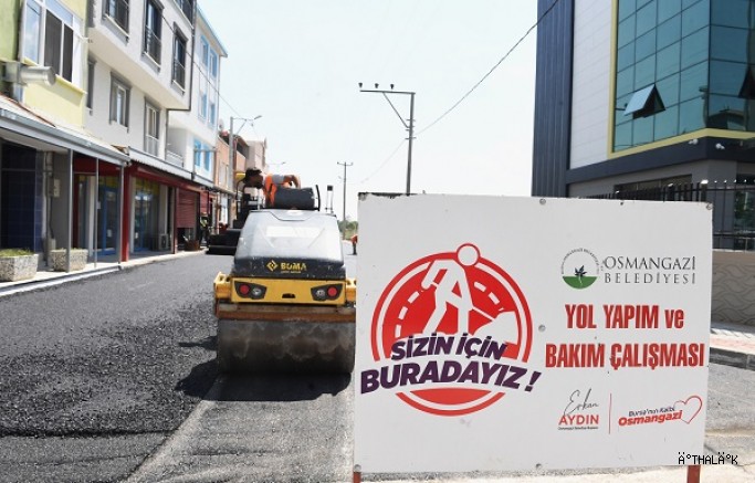 Osmangazi’de Asfalt Çalışmalarına Hız Verildi