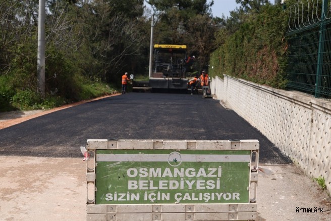 Osmangazi’de Asfaltlama Çalışmaları Hız Kesmeden Devam Ediyor