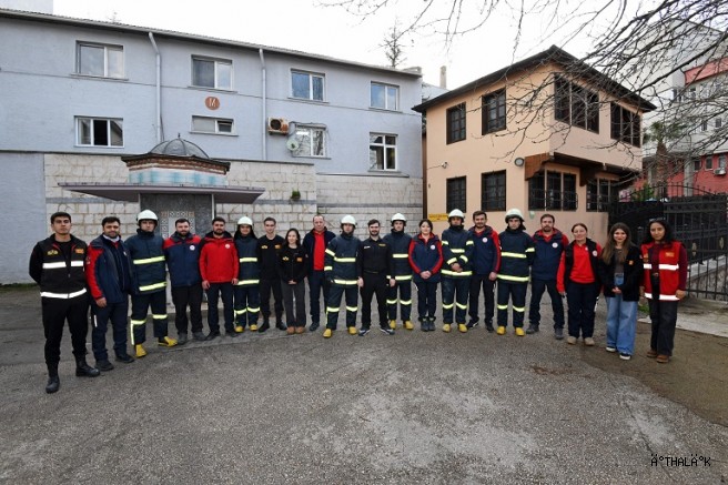 Osmangazi’de Gerçeğini Aratmayan Yangın Tatbikatı