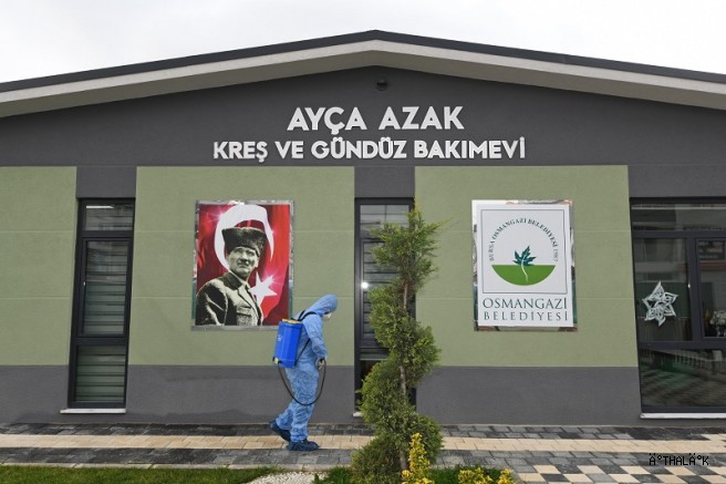 Osmangazi’deki Kreşlerde Hijyen Standardı Zirveye Çıktı 