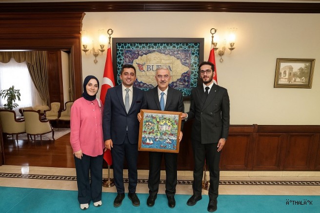 TRESGED, Bursa Valisi Erol Ayyıldız'ı Makamında Ziyaret Etti