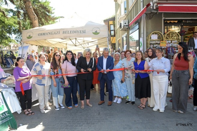 Üretici kadınlar Sümbüllü Bahçe Kadın Girişimciler Sokağı’nda Buluştu