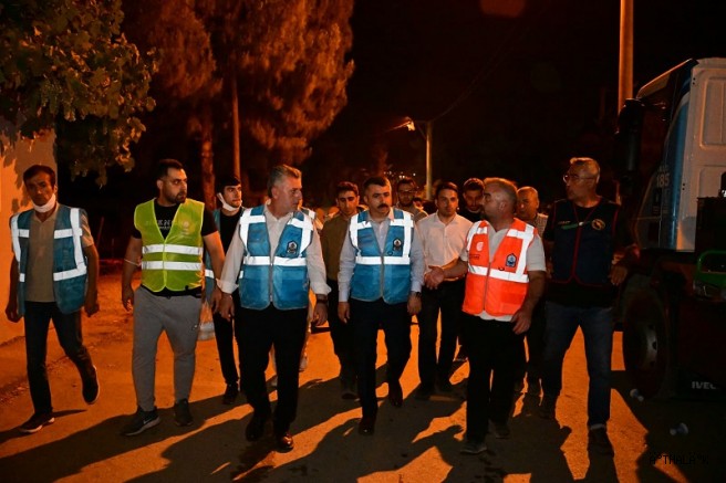 Yangın Felaketine Yıldırım Müdahale