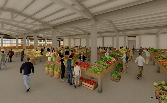 Yenişehir Cumartesi Kapalı Pazar Alanı Bursa'nın En Çevreci Yapılarından Biri Olacak